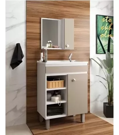 Mueble Para Bano Con Cajones De Mimbre