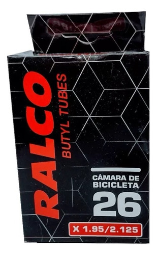 Pack X 2 Cámara Bicicleta Ralco 26 X 1.95/2.125 V/a