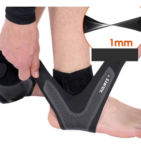 Tobillera Deportiva Base Neopreno Ligera 1par Full Atletic Negro