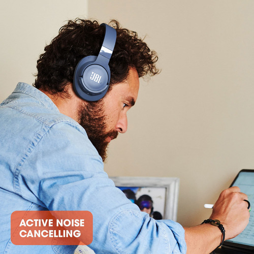 Auriculares Inalámbricos Jbl Tune 760nc Ligeros Con Anc Blue