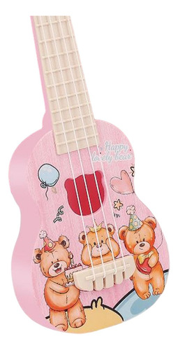 Mini Ukelele Guitarra Juguete 4 Cuerdas Ajustables Para