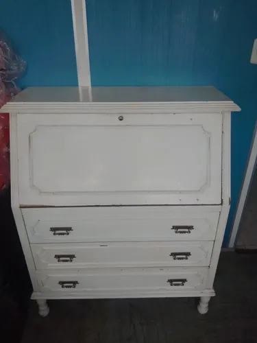 Gavetero De Madera Blanco (Usado)