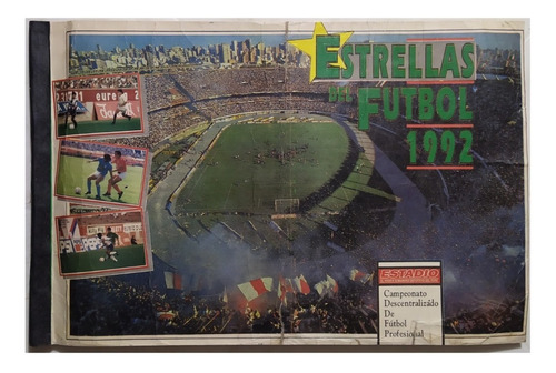 Album Estrellas Del Futbol 1992 - Descentralizado Peru