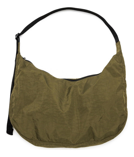 Bolsa Grande De Nailon Con Forma De Media Luna - Algas