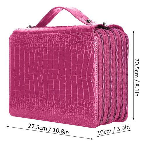 Estuche Para Lápices Con Cierre, 5 Capas, Bolsa Grande Para