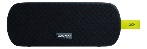 Caixa De Som Bluetooth Portátil Waaw By Alok Us 100 Preto E Verde