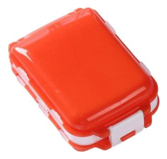 Organizador Semanal De Bolso Porta Remédios E Comprimidos Cor Vermelho