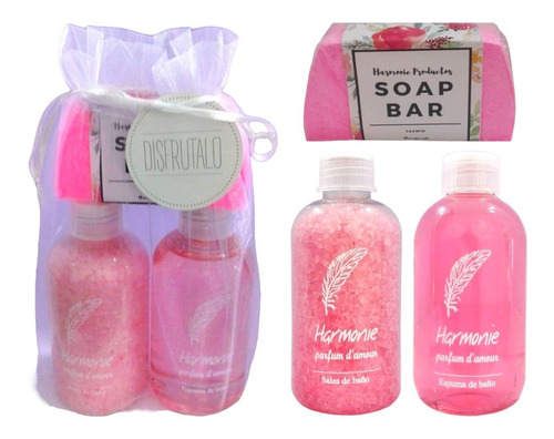 Pack Regalo Mujer Kit Aroma Rosas Set Spa Zen N56 Disfrutalo