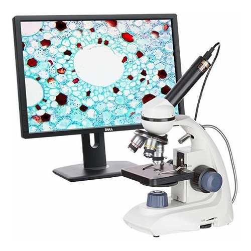 Amscope M170c-e 40x-1000x Dual Led Microscopio Compuesto Por