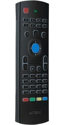 Imagen 2 de 5 de Control Remoto Universal Smarttv Acteck Ex7 Teclado Airmouse