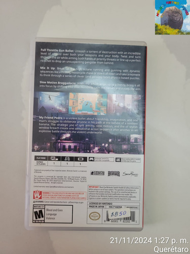 My Friend Pedro - Nintendo Switch Con Manuales Y Booklets (Usado)