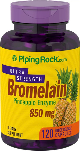 Piping - Bromelain 850 Mg X 120 Cápsulas - Salud Digestiva