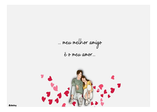 Copo Térmico Namorados - Meu Melhor Amigo É O Meu Amor