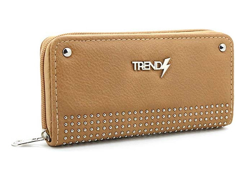 Billetera Trendy Tarjetero Monedero Dama Juvenil Cuero