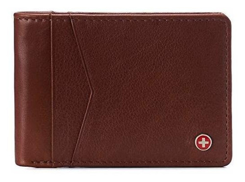 Alpine Swiss Delaney Men S Slimfold Rfid Billetera Protegida