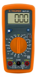 Tester Multimetro Digital 10 A Profesional Truper 10401
