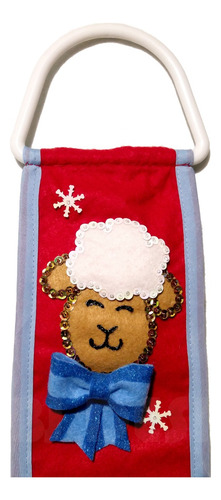 Bj Design Juego De Baño Navidad Fieltro (niña Y Borregos)