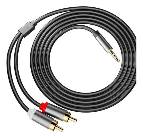 Cable Snllmzi Rca A 3.5 Mm, Cable De Audio Rca Nylon Woven 2