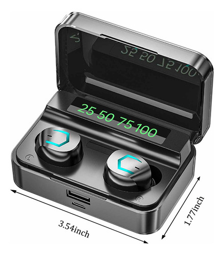 Auriculares Inalámbricos Bluetooth Bluetooth 5.2 Deep Bass L