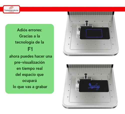 Xtool F1 Paquete Grabador Laser Oro Plata Facturamos Cortado