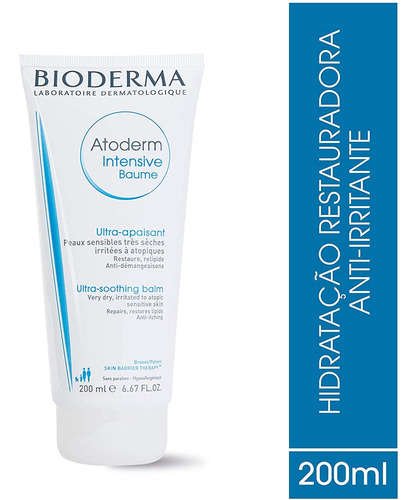 Bioderma Atoderm Intensive Baume Piel Seca Sensible Atópica Tipo De Envase Pote Fragancia Neutro