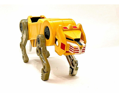 Voltron Figura Leon Amarillo 1984 Vintage Wep