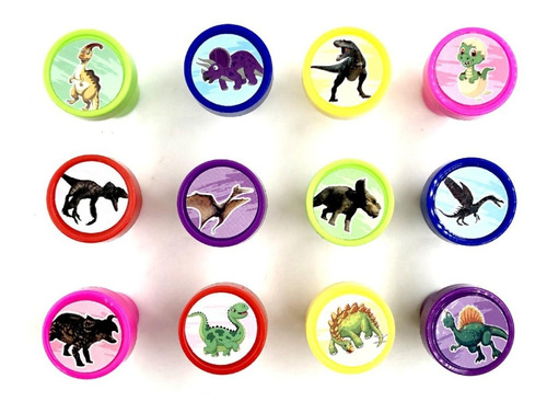 Dinosaurios Sellos Infantiles  X20 U. Ideal Para Sorpresitas