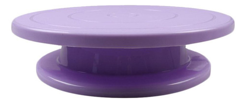 11 Mesa Giratoria De Plástico Soporte De Pastel Púrpura