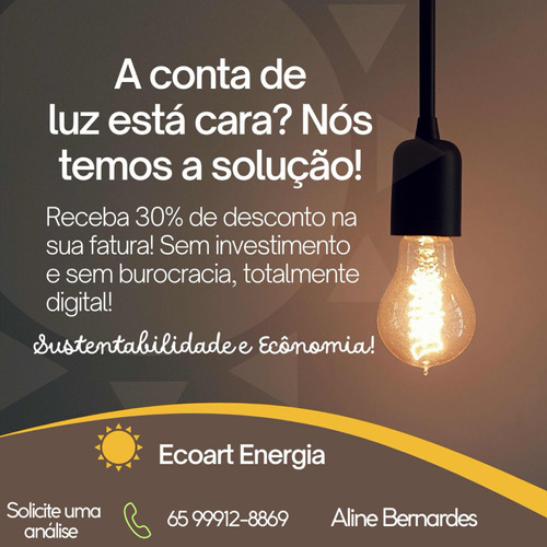 Economize Até 30% Na Sua Fatura De Energia