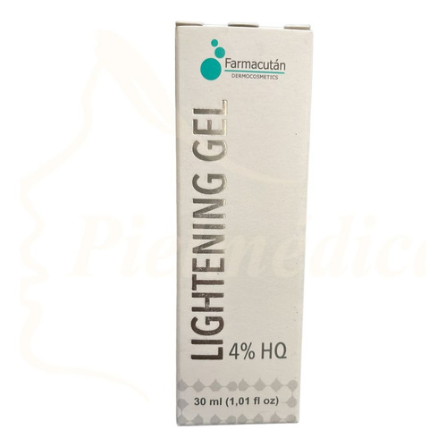 Farmacutan Lightening Gel 4% Despigmentante Tipo De Piel Pigmentada
