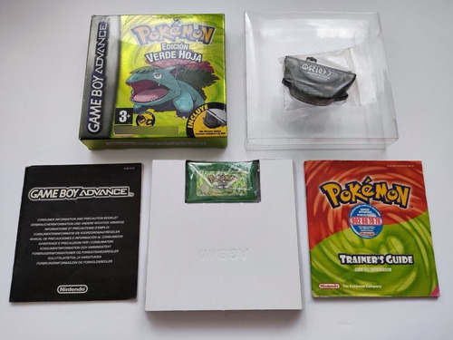 Juego Fisico Nintendo Gameboy Advance Gba Pokemon Verde Hoja