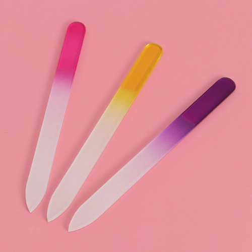 Lima De Uñas De Cristal Natural, 3 Unidades