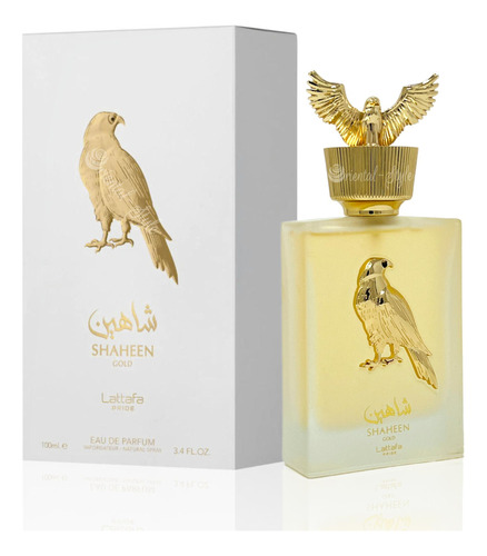 Lattafa Shaheen Gold Edp 100ml Perfume Arabe Compartilhável