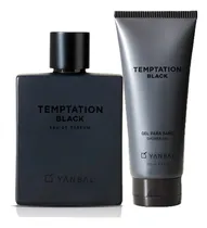 Comprar Temptation Black Perfume De Hombre Con Gel De Baño