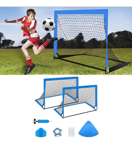 Juego De Porterías De Fútbol, Portería De Fútbol Con