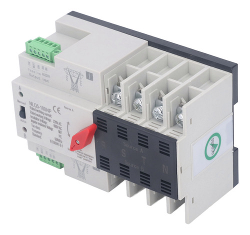 Control De Conmutación Rápida 4p De Transferencia Automática