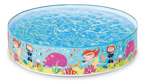 Piscina Rigida Intex Para Niños 1.22m X 25cm Wet Set