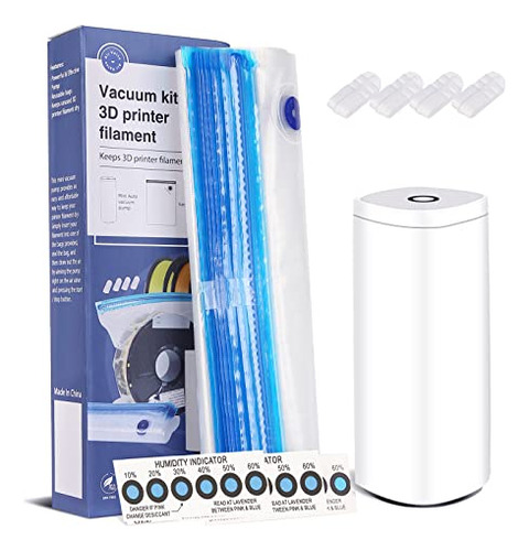 3d Printer Filament Storage Bags Vacuum Kit,10pcs Filam...