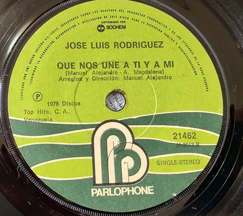 Vinilo Single De José Luis Rodríguez Amante Eterna (