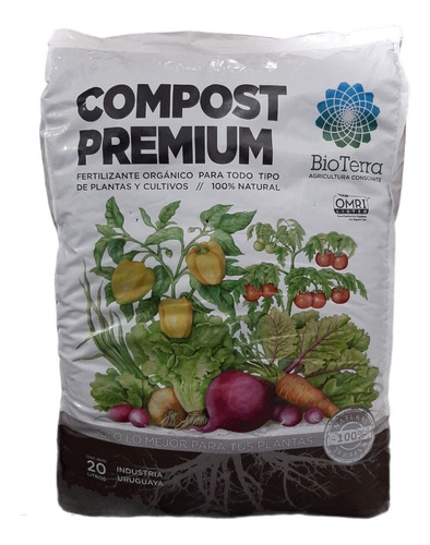 Compost Premium Bioterra 20l