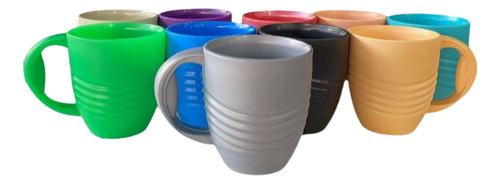 Taza Para Café De Plástico Set X 12und