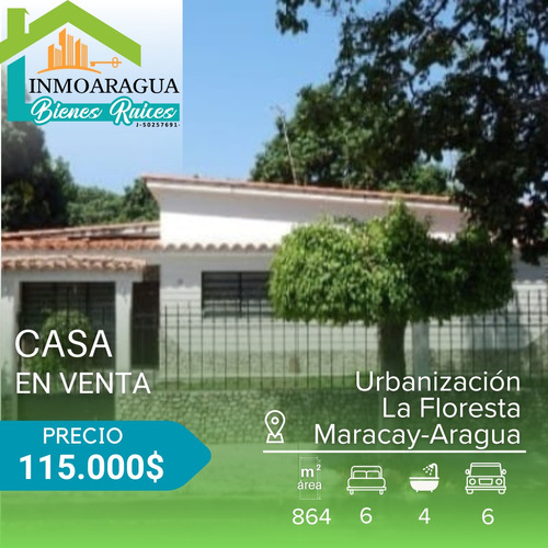 Casa En Venta/ Urbanización La Floresta Maracay/ Pg1112