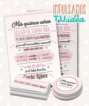 Comprar Invitación Cumple De 15 Para Imprimir, Varios Modelos
