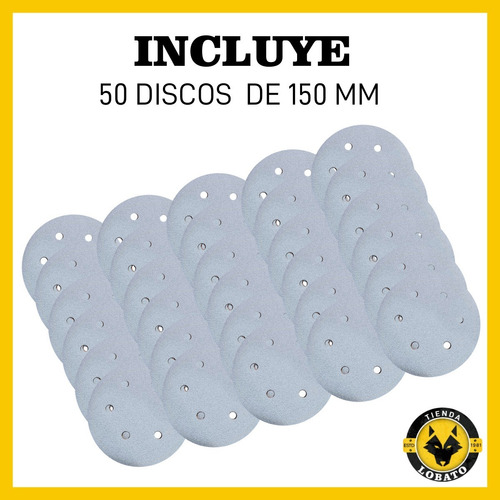 Makita P-37764 Disco De Lija Velcro 6 P/madera G 80 50 Pzas