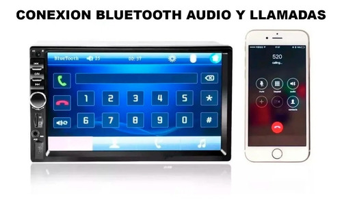 Estéreo Pantalla 2 Din Mirror Link Bluetooth Krypton K80ubl