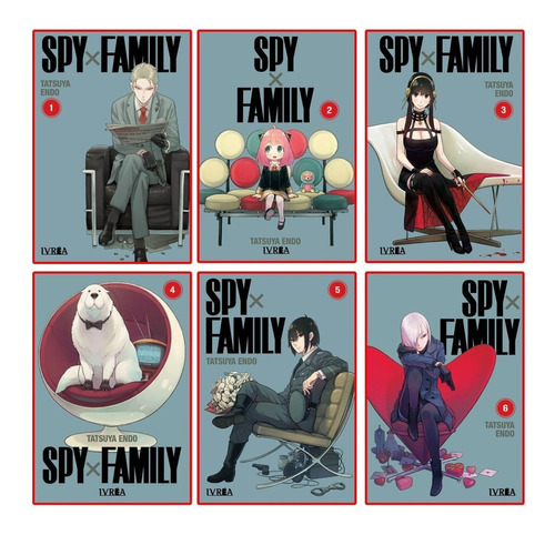 Combo Spy X Family 01, 02, 03, 04, 05 Y 06 - Manga - Ivrea