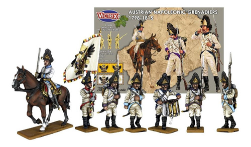 Caixa 56 Minis Austrian Grenadiers 1798-1815 Victrix