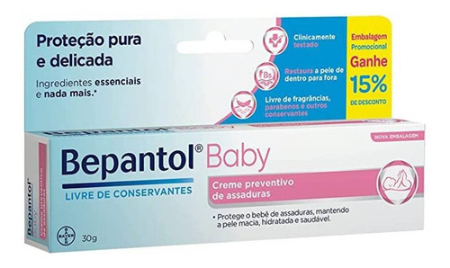 Kit Com 3 Cremes De Assadura Proteção Delicada 30gr Bepantol