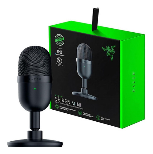 Micrófono Razer Seiren Seiren Mini condensador supercardioide negro clásico