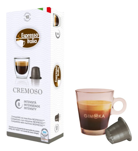 Capsula De Café Cremoso Para Nespresso® Espresso Italia